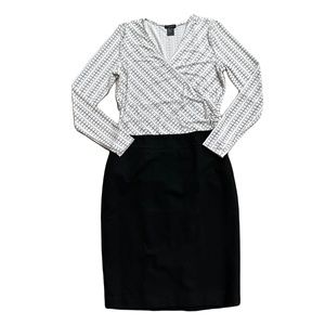 (2) Ann Taylor Factory, Long Sleeve, V-neck, Size Petite Medium, Stretchable